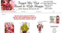 Desktop Screenshot of forgetmenotshoppe.com